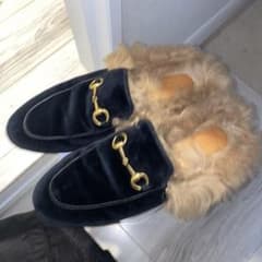 m*n様 gucci ファーサンダルのサムネイル