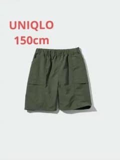 ユニクロ キッズ ギアショートパンツ 水陸両用　 150 カーキ③　通学スポーツのサムネイル