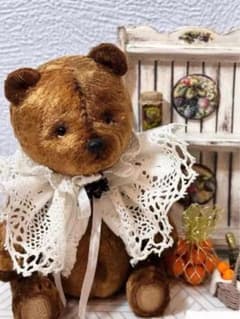 紅茶テディベア アーティストベア テディベア 海外作家様 ハンドメイド