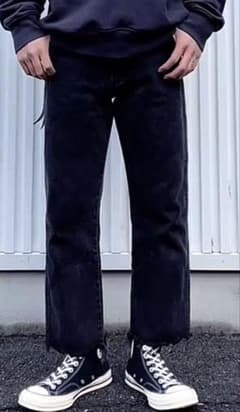 ブラックデニム　ラングラー（Wrangler）アメカジ　13MWZWKのサムネイル