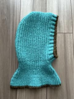 「新品」バラクラバ ニット帽 ティールカラーのサムネイル