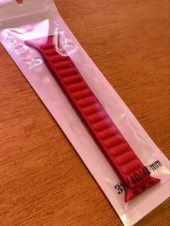 未使用 アップルウオッチ用ベルト 38/40/41mm用 レッドのサムネイル