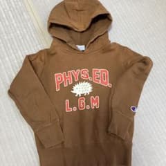 Champion キッズ パーカー 120cm ブラウンのサムネイル