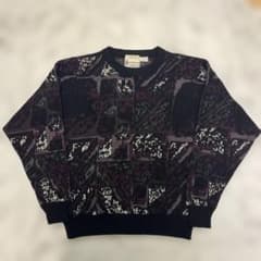 90s COOGI風　ニットセーター　London Fog XLのサムネイル