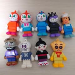 アンパンマン　ブロックラボフィギュア　9体セットのサムネイル