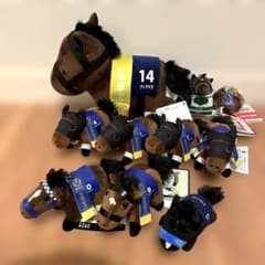 サラブレッドコレクション　ぬいぐるみ　マスコット　ソフビ　ヘアピン