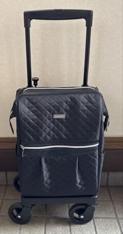 島製作所 メロディ スムーズグランデ キルティングBK シルバーカー