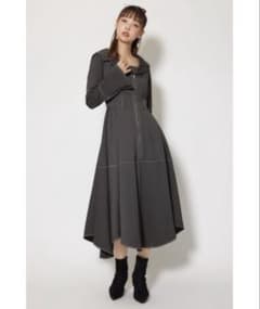 セーラーディティールフレアワンピース 秋服 冬服　riendaのサムネイル
