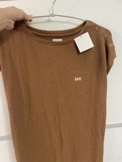 Lee マタニティ ワッフル ワンピースブラウン M-Lのサムネイル