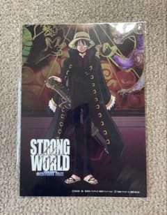 ONE PIECE FILM STRONGWORLD 루피 엽서 신품 미사용