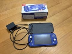 Nintendo Switch Liteブルー　本体・箱・ACアダプター・ケース