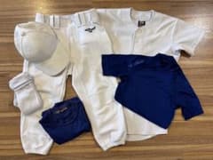 【MIZUNO/ミズノ】野球練習着 上下・帽子セット(140サイズ)のサムネイル
