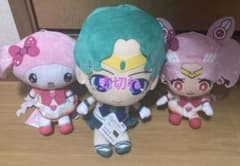 セーラームーンめちゃでかでっかいぬいぐるみちびムーンマイメロディ２点