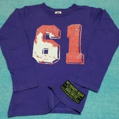 ジャンクストアー JUNK STORE ロンT 140 紫 ロゴ ワッペンのサムネイル