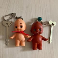 キューピーちゃん キーホルダー - メルカリ