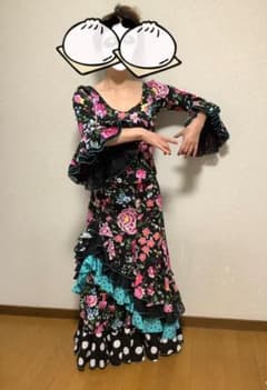フラメンコ衣装　イベリア　ツーピースのサムネイル