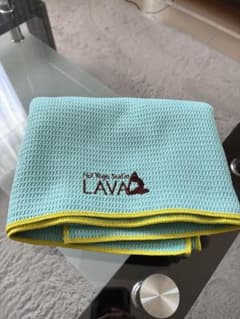 LAVA ヨガ用ラグ　水色のサムネイル