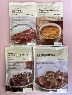 無印良品レトルトカレーセット★ご飯パスタスープラーメン焼き鳥ツナ缶詰鯖缶お菓子にのサムネイル