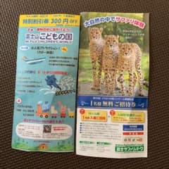 サファリパーク　割引券　招待券のサムネイル