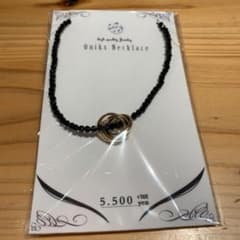 ネックレス　ゴールド　ブラックのサムネイル