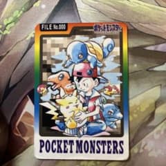 d6083 ポケモンカードダス スペシャルカードダス FILE No.000 - メルカリ