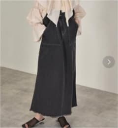 ジャンパースカート　デニム　ワンピース　wclosetのサムネイル