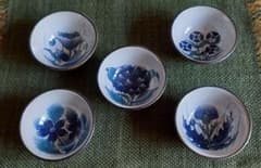瀬戸焼の人気陶芸家 鈴木義美作 向付5個セット - メルカリ