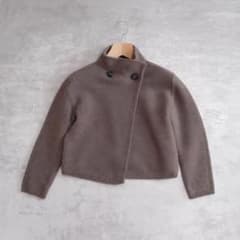 Max Mara｜マックスマーラ 白タグ 羊毛カシミヤショートカーディガン