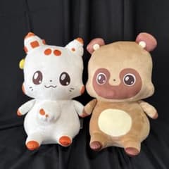 二尾の小狐てnこ めちゃもふぐっとぬいぐるみ 2体セット