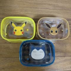 ポケモン クリアポーチ 3個セットのサムネイル