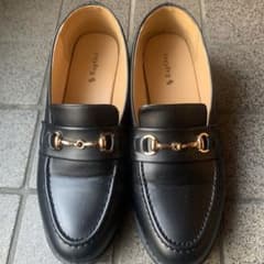 RagOut ブラック ローファー　Lサイズのサムネイル