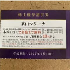 葉山マリーナ　株主優待券　クルーズ2名無料　おまけ付きのサムネイル