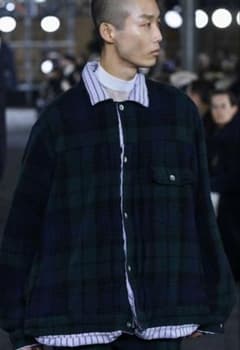 sacai リバーシブル ウール縮絨ジャケット サイズ2 新品未使用のサムネイル