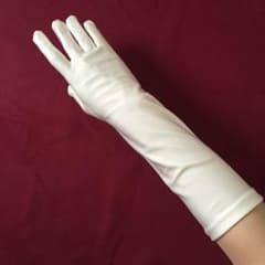 ウエディンググローブ☆ホワイト☆マット☆肘下☆のサムネイル