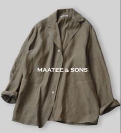 【新品】26ss MAATEE&SONS 折って折って リネンシルク ピスタチオ 26SS maatee&sons 折って折ってJACKET ピスタチオ 2 - メルカリ