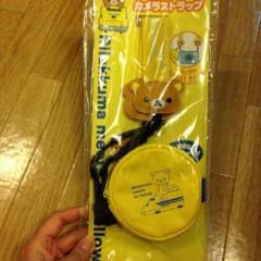 【専用】リラックマ 一眼レフカメラストラップ （ドクターイエロー）のサムネイル