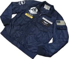 美品 AVIREX/WEP JACKET U.S.N./ ウェップ ジャケットL - メルカリ