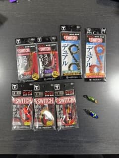 ビンビンスイッチTG 45g/60gデュアルカーリー・スペアラバーセット ビンビンスイッチTG 45g/60gデュアルカーリー・スペアラバーセット