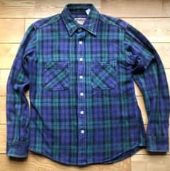 CAMCO カムコ　ネルシャツ　グリーン　Sのサムネイル