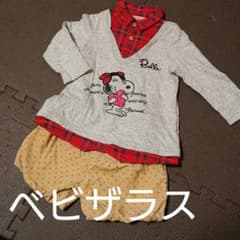 カボチャパンツ&スヌーピー重ね着風トレーナーのサムネイル