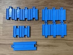 ちか様タカラトミー  線路　線路接続補助　プラレール R－20 1／4直線レールのサムネイル