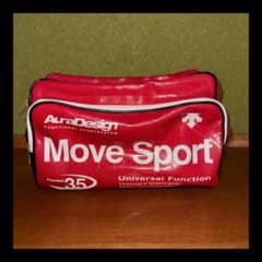 AuraDesign Move Sport エナメルショルダーバッグ 赤