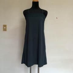 ロングキャミソール 深緑のサムネイル