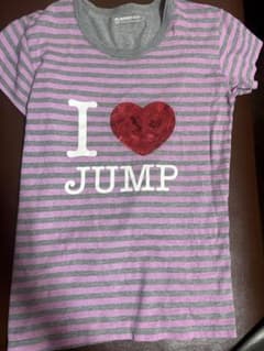 I ♥ JUMP Tシャツ 紫と白ストライプのサムネイル