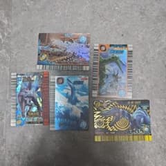 き*び様 恐竜キング スピノ×2枚 ＋わざカード3枚セットのサムネイル