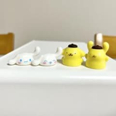 サンリオ シナモロール ポムポムプリン バスボム フィギュア ４個セットのサムネイル