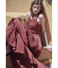 エステラケー　estella.k シャーリングプリーツティアードドレスのサムネイル