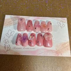 ネイルチップピンク 最終値下げボンドロシールおまけ付きのサムネイル