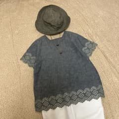 ✨ mio0630 様専用✨おまとめ2点45rpm カットワーク半袖ブラウス他