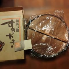 木蓋付きすき焼き鍋 28cm 5〜6人用のサムネイル